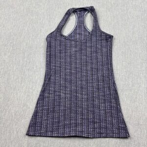 Lululemon Tank Top Womens 2 Purple Ziggy Wee Caspian Cool‎ Racerback Yoga Gym